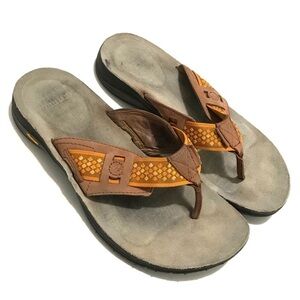 Merrell Rosarito Orange Performance Footwear Vibram Sandals Size 8